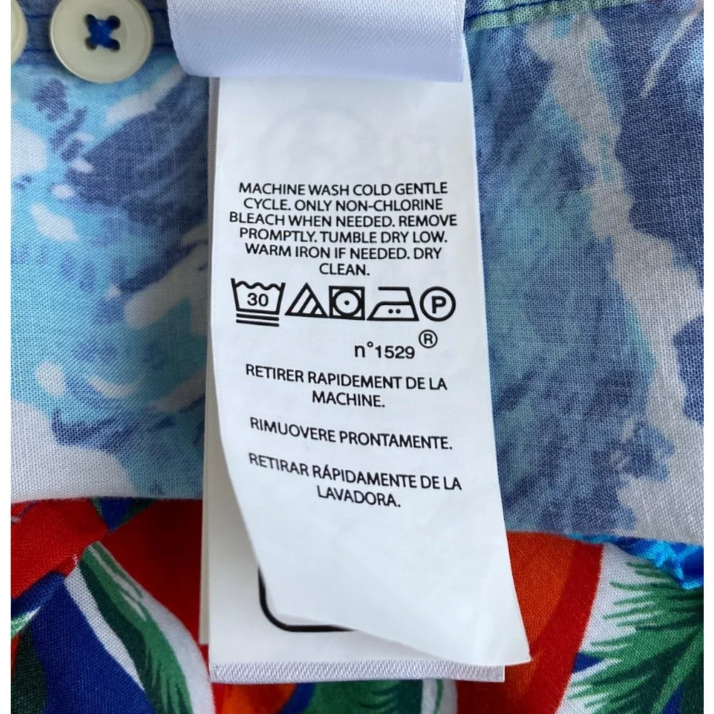 Polo Ralph Lauren Hawaiian Shirt M Tropical Beach Camp Viscose Sailboat Waves